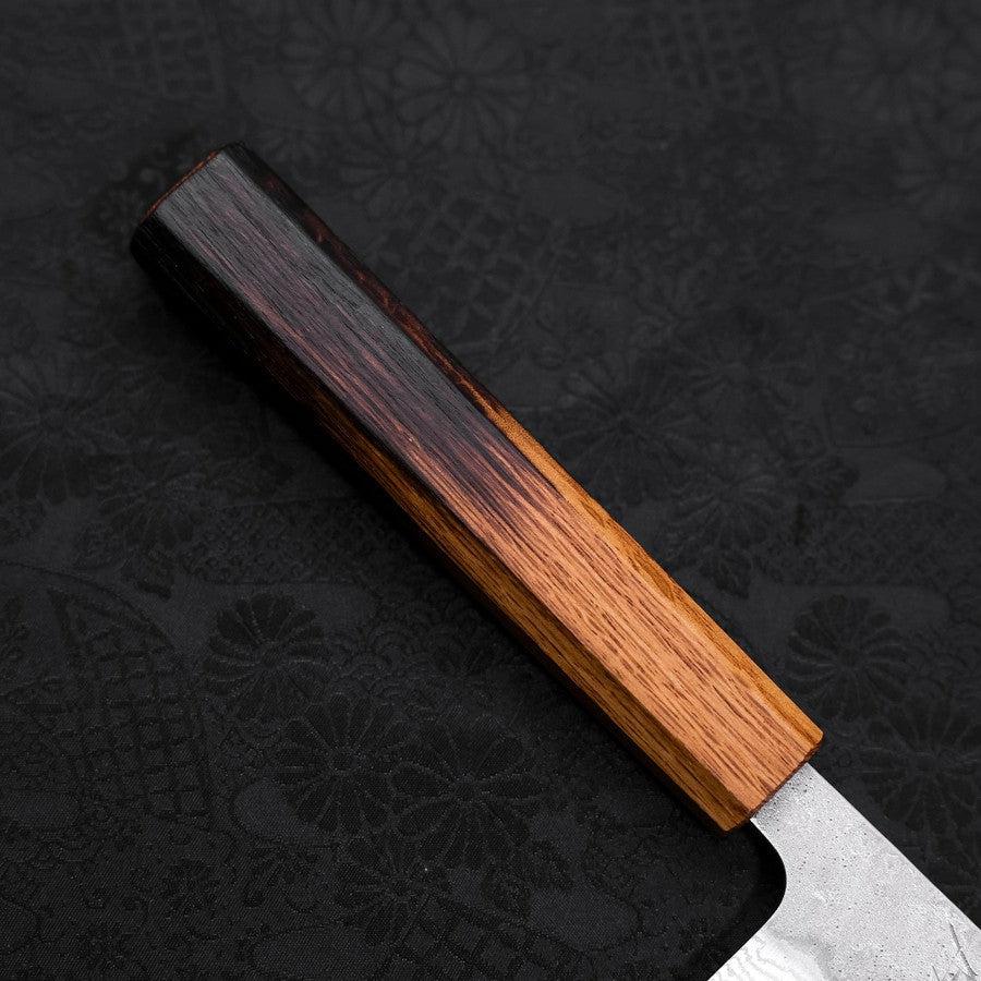 Kiritsuke AUS-10 Nashiji Damast Yaki Urushi Griff 210mm - Image 6