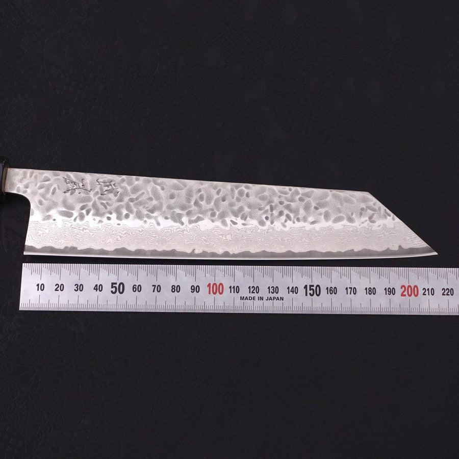 Kiritsuke AUS-10 Tsuchime Damast Büffelhorn und Magnolienholz Griff 210mm - Image 7