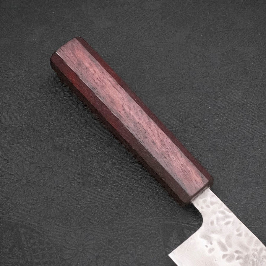 Kiritsuke AUS-10 Tsuchime Damast Lila Urushi Griff 210mm - Image 6