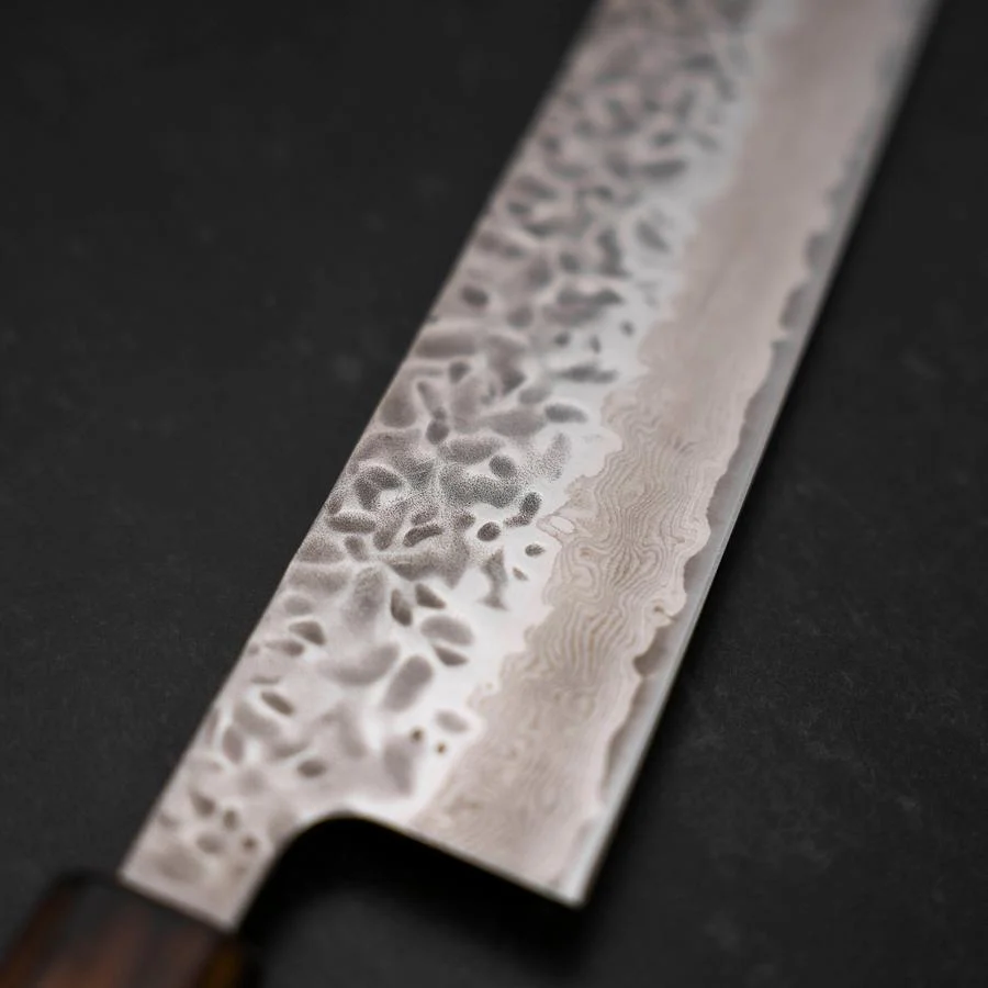 Kiritsuke AUS-10 Tsuchime Damast Sumi Urushi Griff 210mm - Image 3