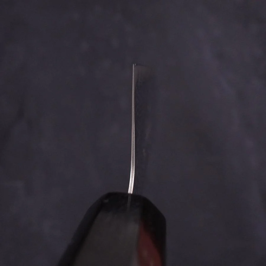 Kiritsuke AUS-10 Wellen-Nickel Damast Büffelhorn und Magnolienholz Griff 240mm - Image 4