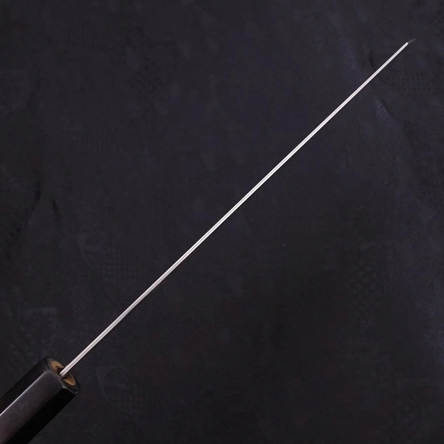 Kiritsuke AUS-10 Wellen-Nickel Damast Büffelhorn und Magnolienholz Griff 240mm - Image 5