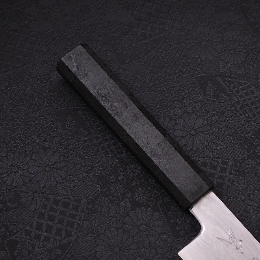 Kiritsuke Blue Steel #1 Suminagashi Schwarzer Ishime Griff 200mm - Image 6