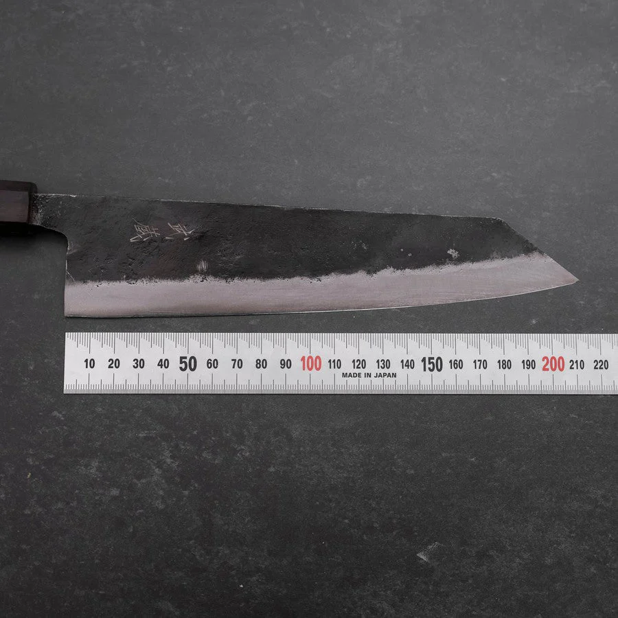 Kiritsuke Blue Steel #2 Kurouchi Ebenholz Griff 210mm - Image 7
