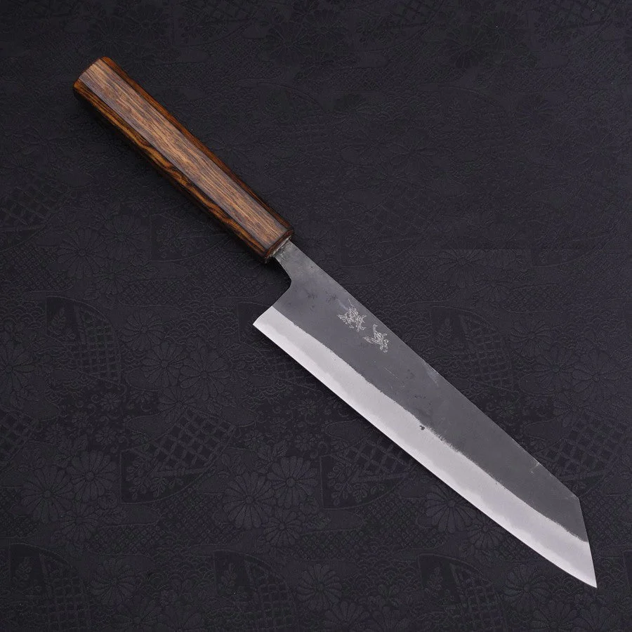 Kiritsuke Blue Steel #2 Kurouchi Sumi Urushi Griff 210mm