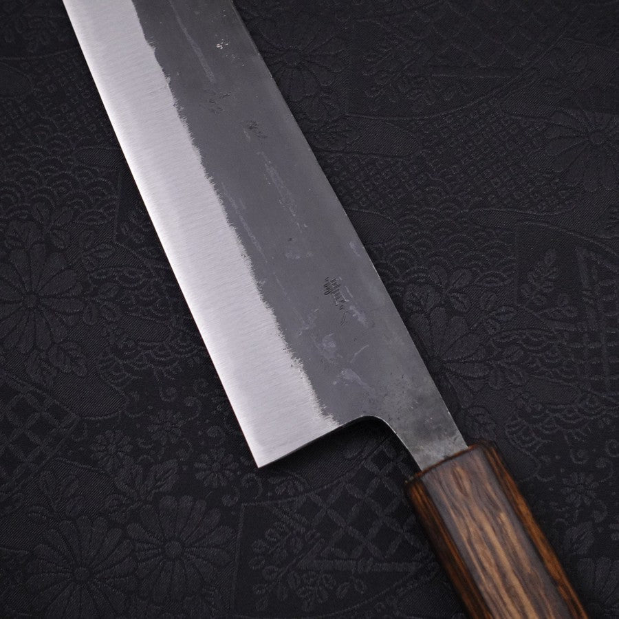 Kiritsuke Blue Steel #2 Kurouchi Sumi Urushi Griff 210mm - Image 3