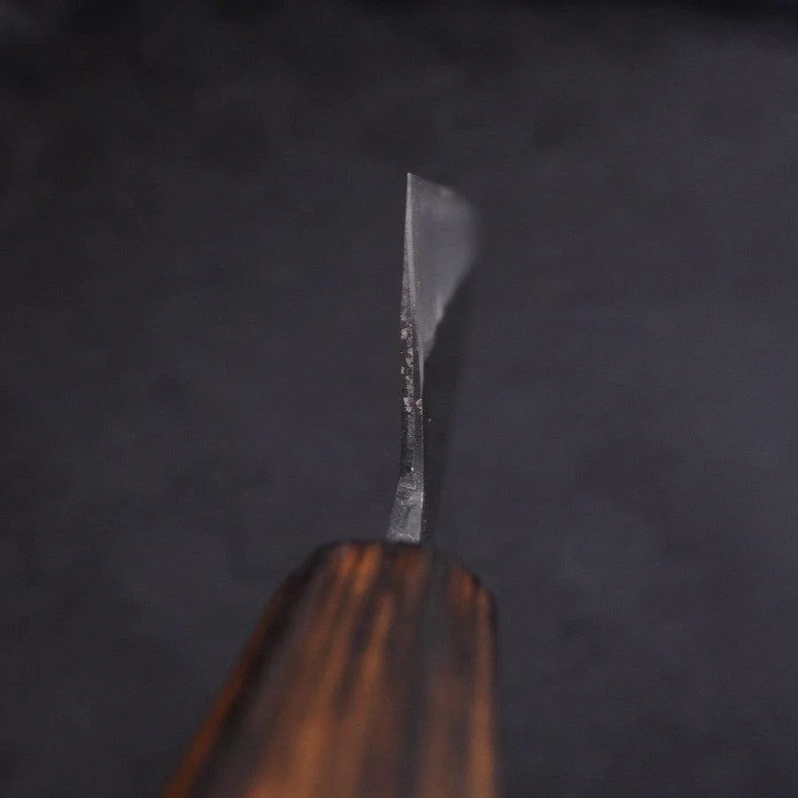 Kiritsuke Blue Steel #2 Kurouchi Sumi Urushi Griff 210mm - Image 4