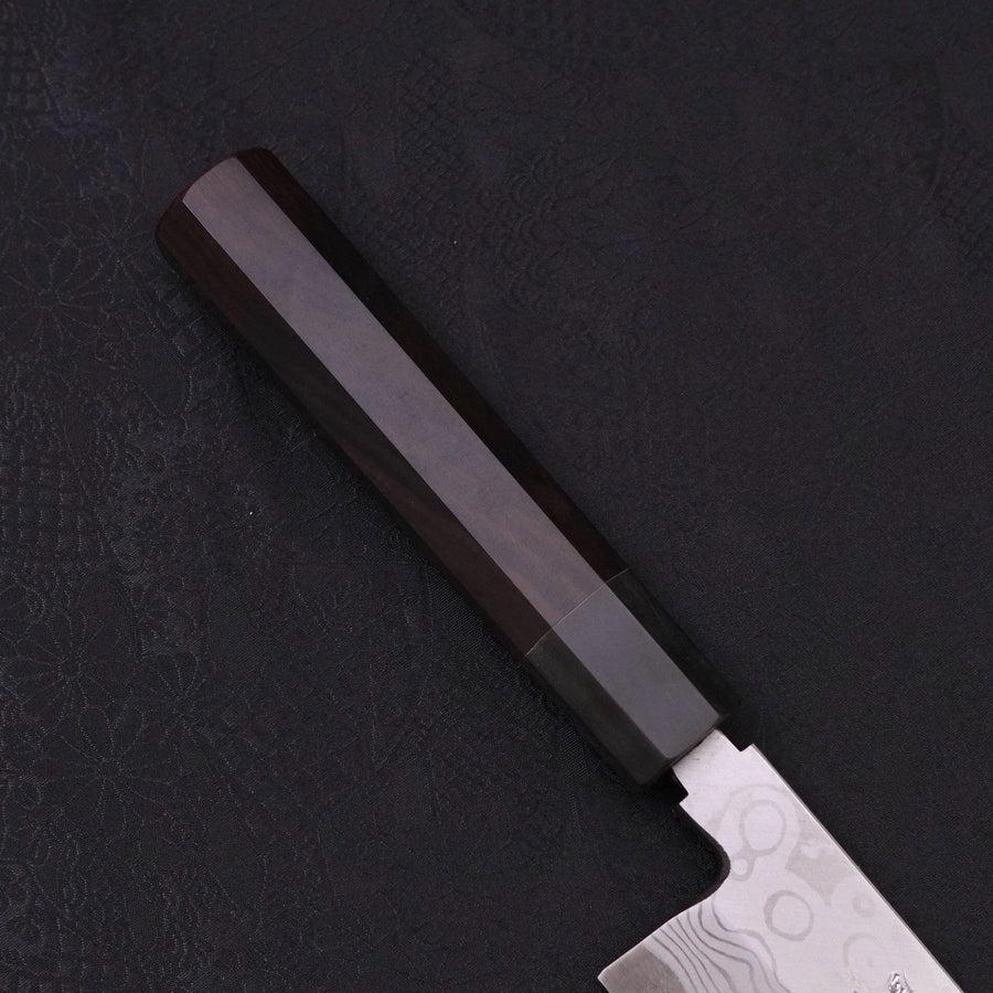 Kiritsuke Blue Steel #2 Suminagashi Büffelhorn und Ebenholz Griff 270mm - Image 6