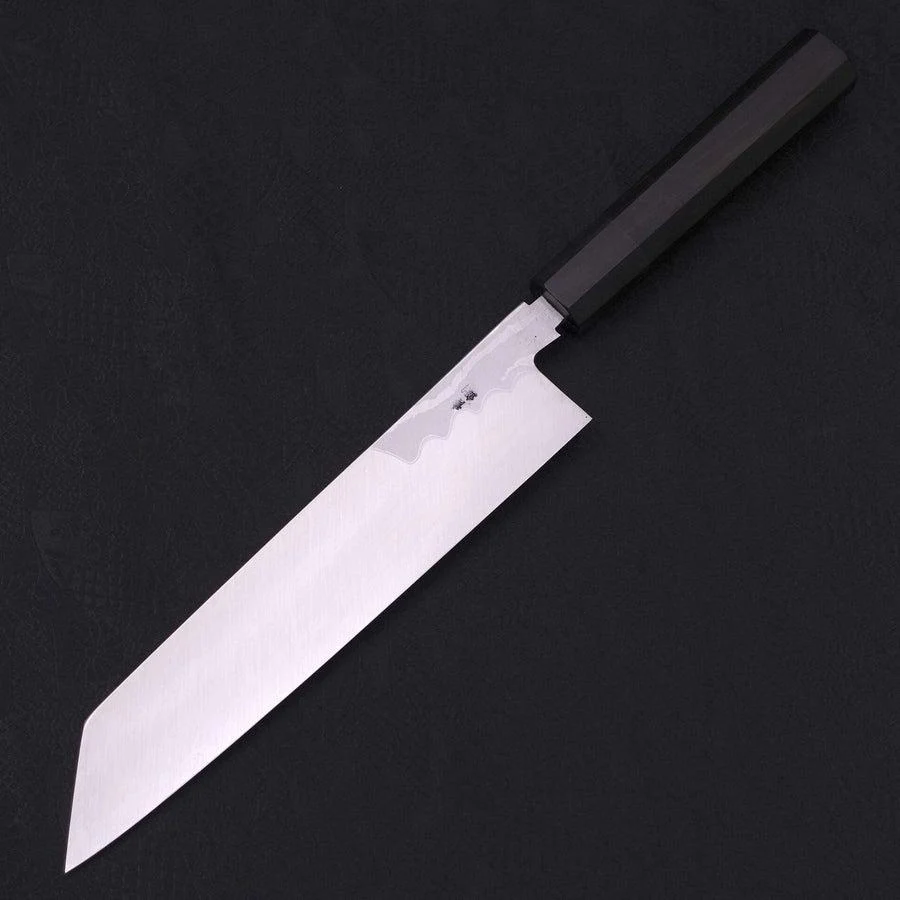 Kiritsuke Blue Steel #2 Suminagashi Büffelhorn und Ebenholz Griff 240mm - Image 2