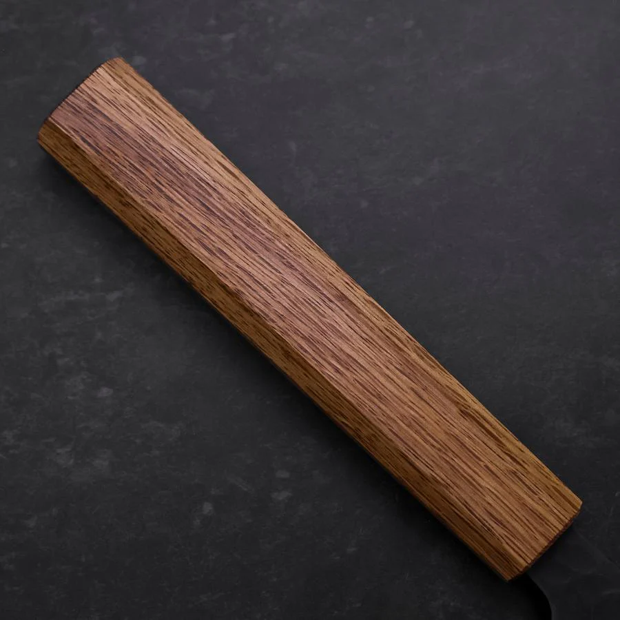 Kiritsuke Blue Super Kurouchi Tsuchime Eichenholz Griff 210mm - Image 6