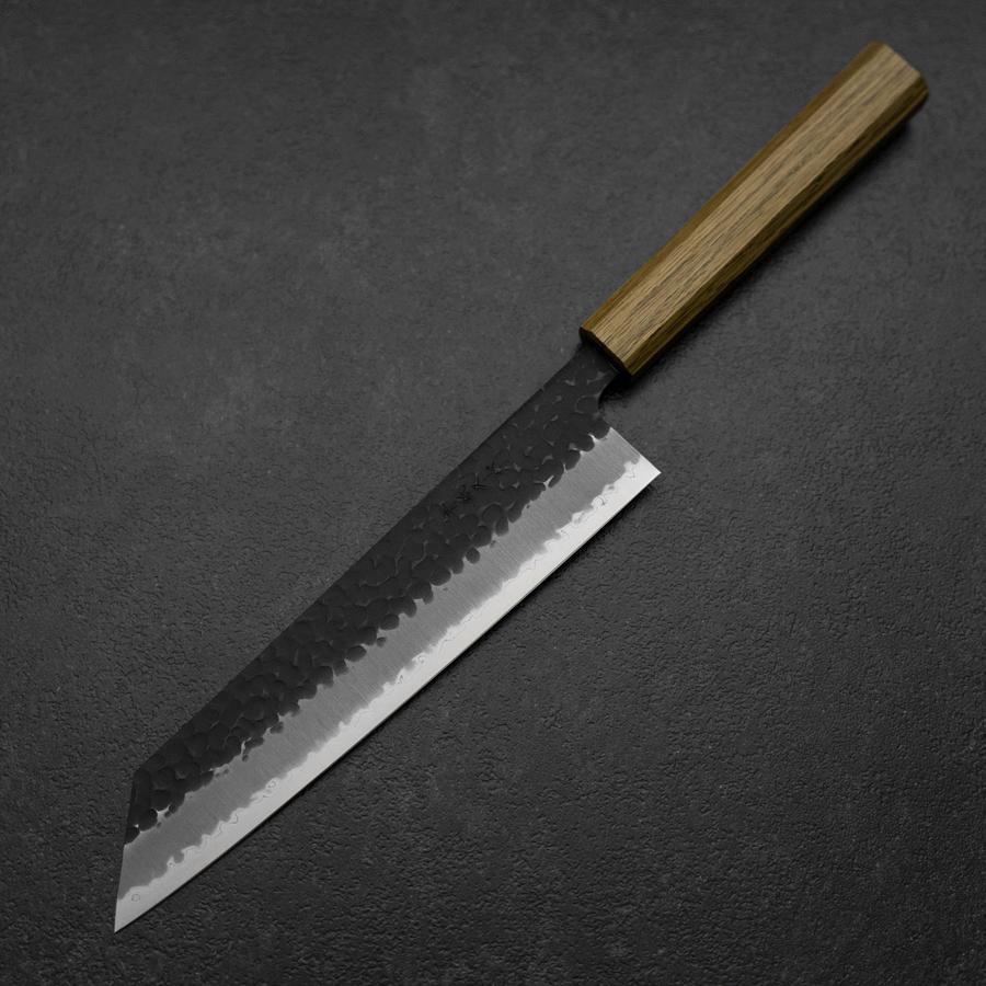 Kiritsuke Blue Super Kurouchi Tsuchime Eichenholz Griff 210mm - Image 2
