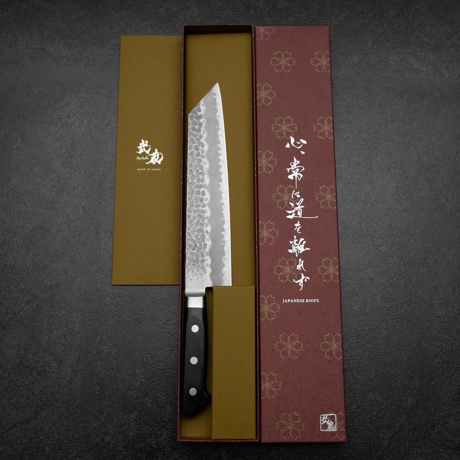 Kiritsuke Blue Super Tsuchime Schwarzer Westlicher Griff 210mm - Image 8