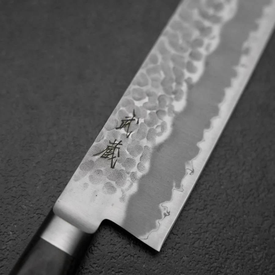 Kiritsuke Blue Super Tsuchime Brauner Westlicher Griff 210mm - Image 3