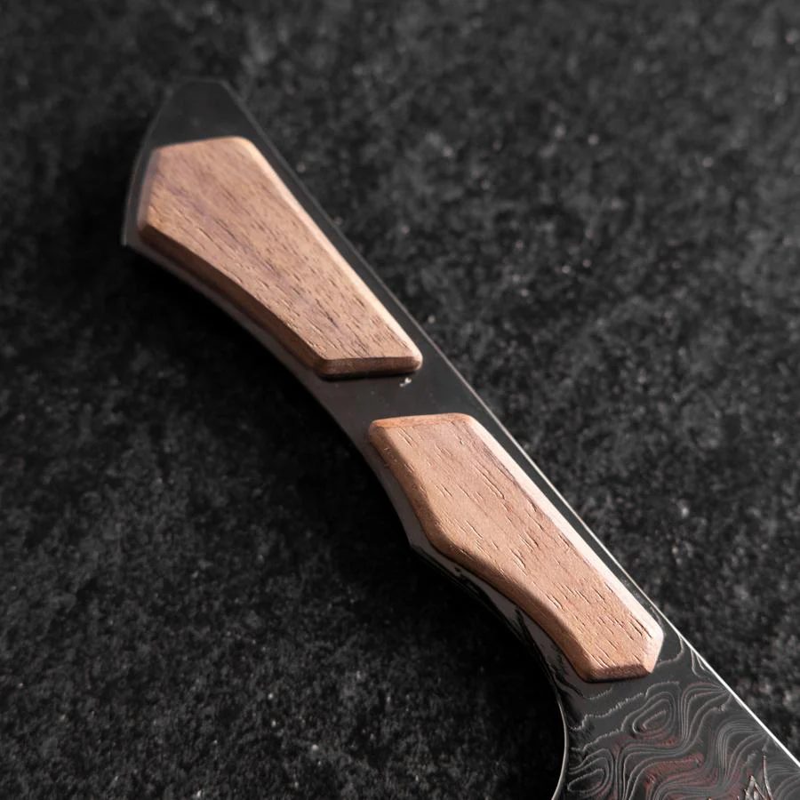 Kiritsuke Brotmesser VG-10 Kagami Damast Ahornholz Griff 210mm - Schwarz - Image 6