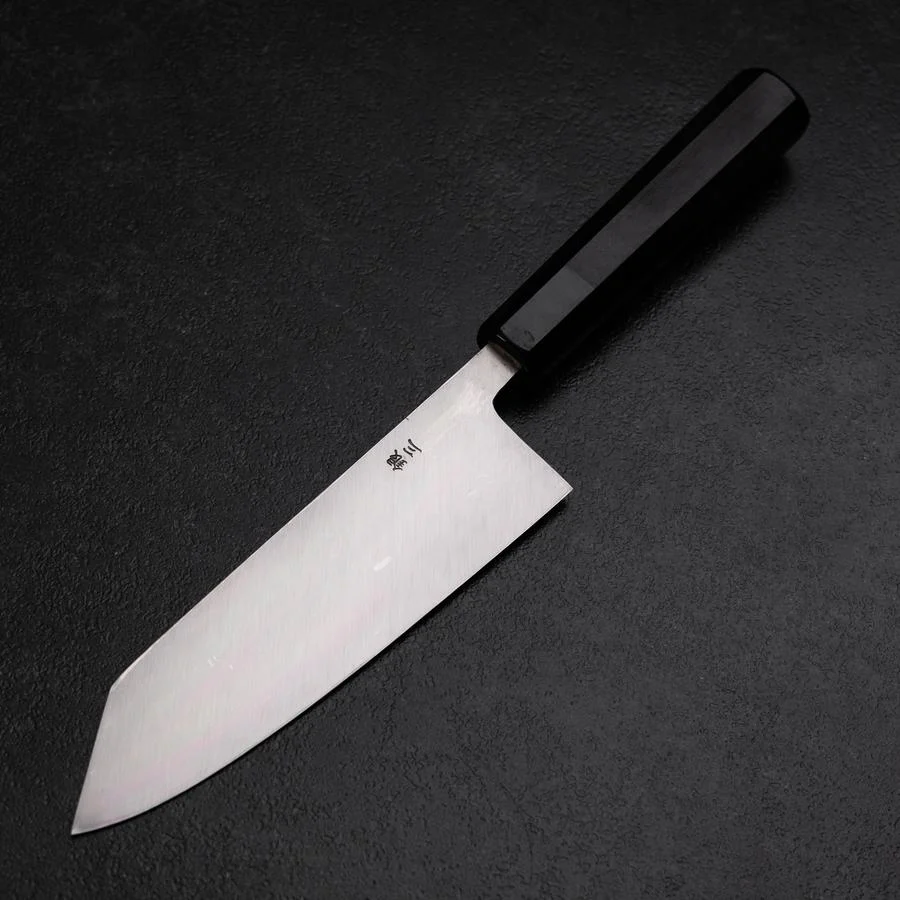 Kiritsuke Deba Silver Steel #3 Kagami Büffelhorn und Ebenholz Griff 180mm - Image 2