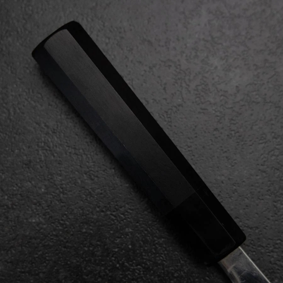 Kiritsuke Deba Silver Steel #3 Kagami Büffelhorn und Ebenholz Griff 180mm - Image 6