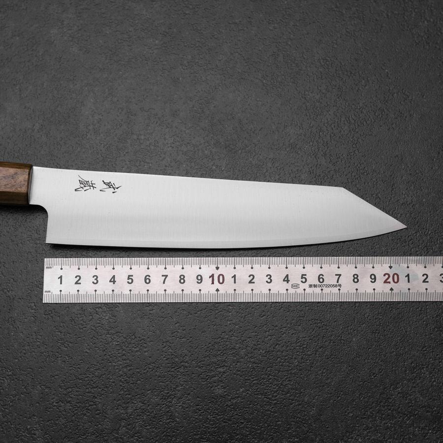 Kiritsuke Gyuto Blue Steel #2 Poliert Olivenholz Griff 210mm - Image 7