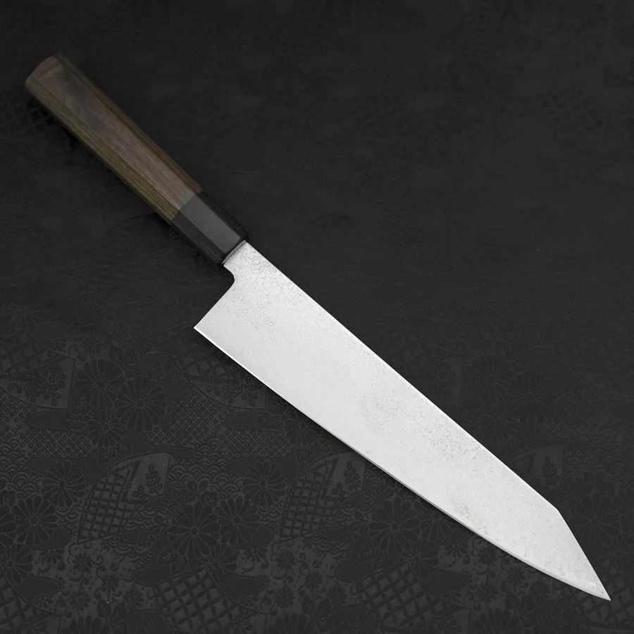 Kiritsuke Gyuto SG-2 Damast Dunkelgrüner Griff 240mm