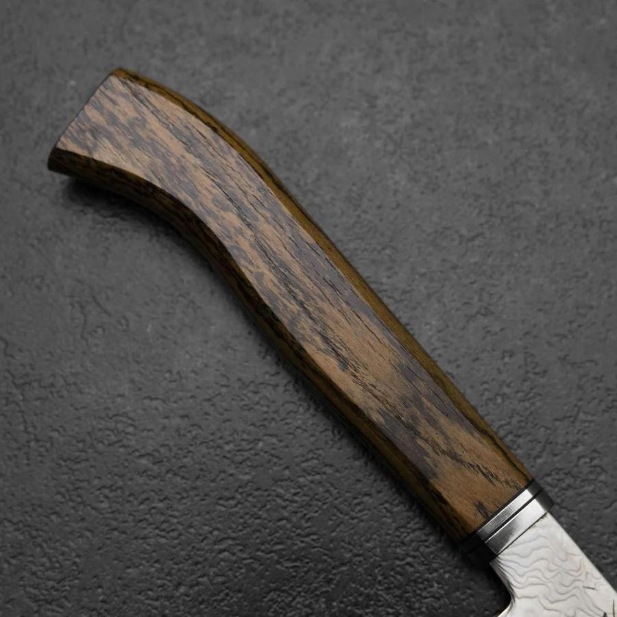 Kiritsuke Gyuto SG-2 Damast Westlicher Goldener Ebenholz Griff 210mm - Image 6