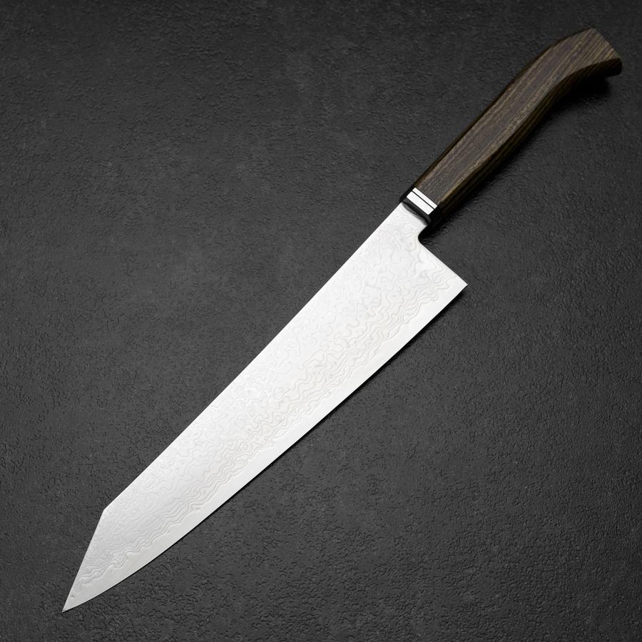 Kiritsuke Gyuto SG-2 Damast Westlicher Goldener Ebenholz Griff 240mm - Image 2
