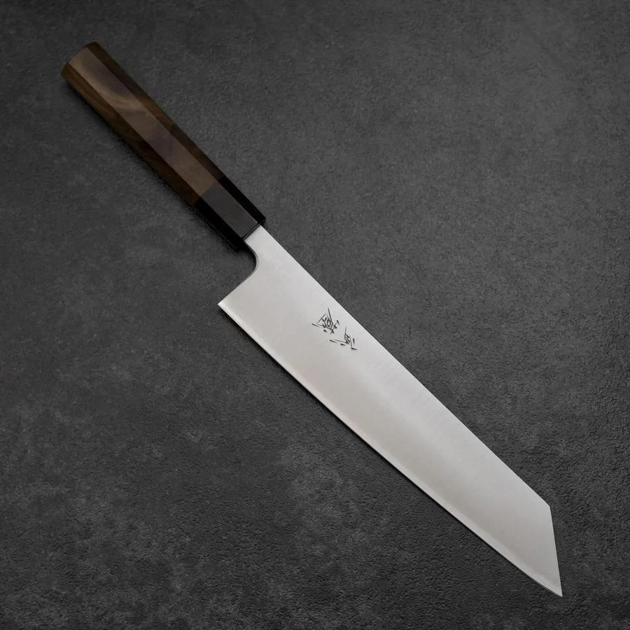 Kiritsuke Gyuto Silver Steel #3 Poliert Walnussholz Griff 240mm