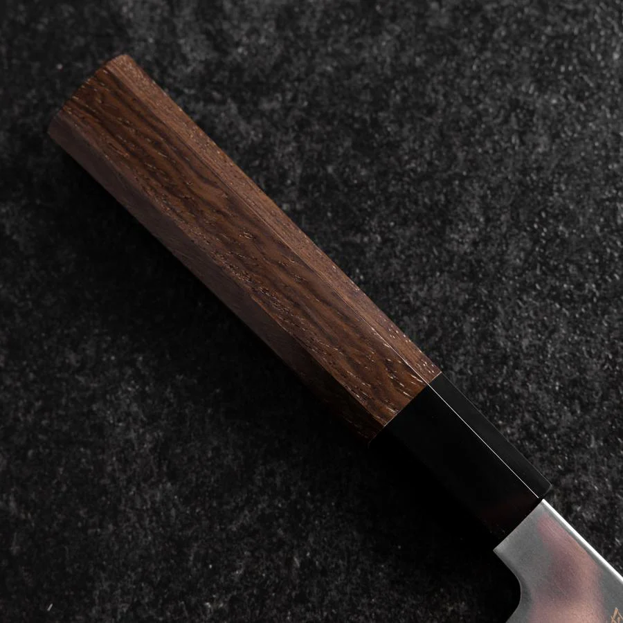 Kiritsuke Gyuto SLD Kagami Büffelhorn und Walnussholz Griff 205mm - Image 6