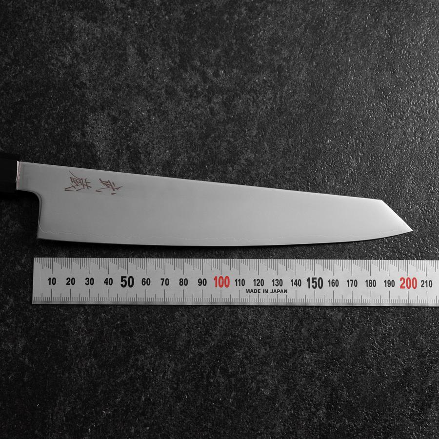 Kiritsuke Gyuto SLD Kagami Büffelhorn und Walnussholz Griff 205mm - Image 7