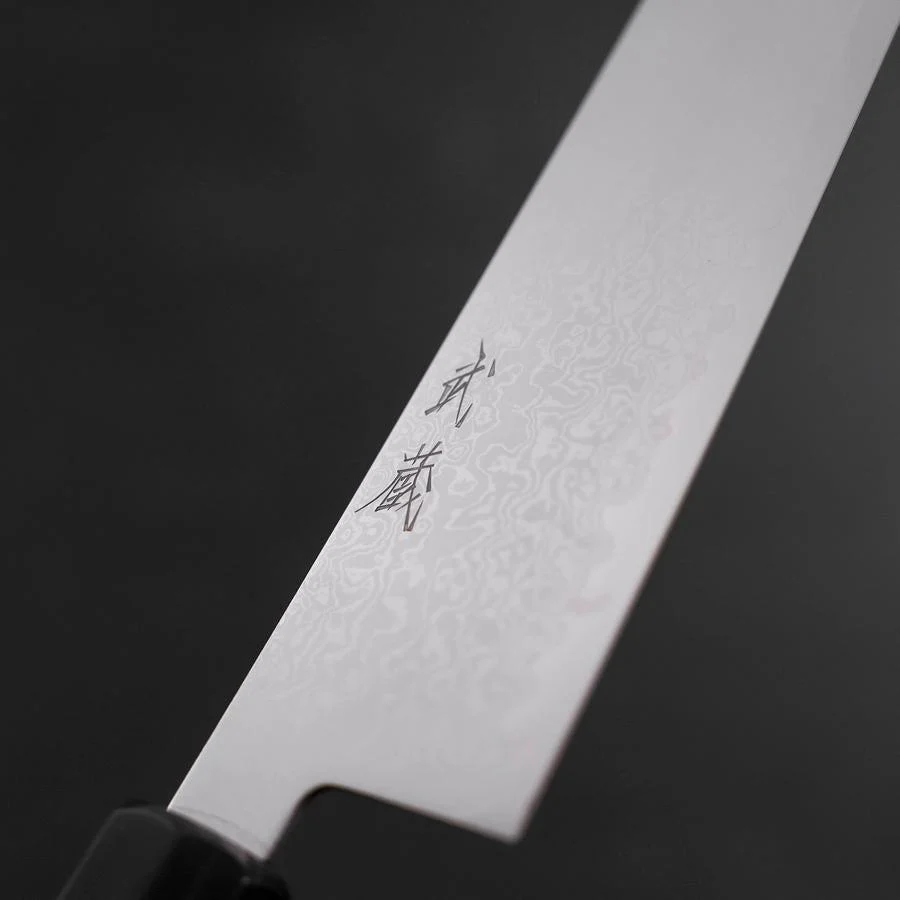 Kiritsuke Gyuto VG-10 Damast Grauer Ahornholz Griff 210mm - Image 3