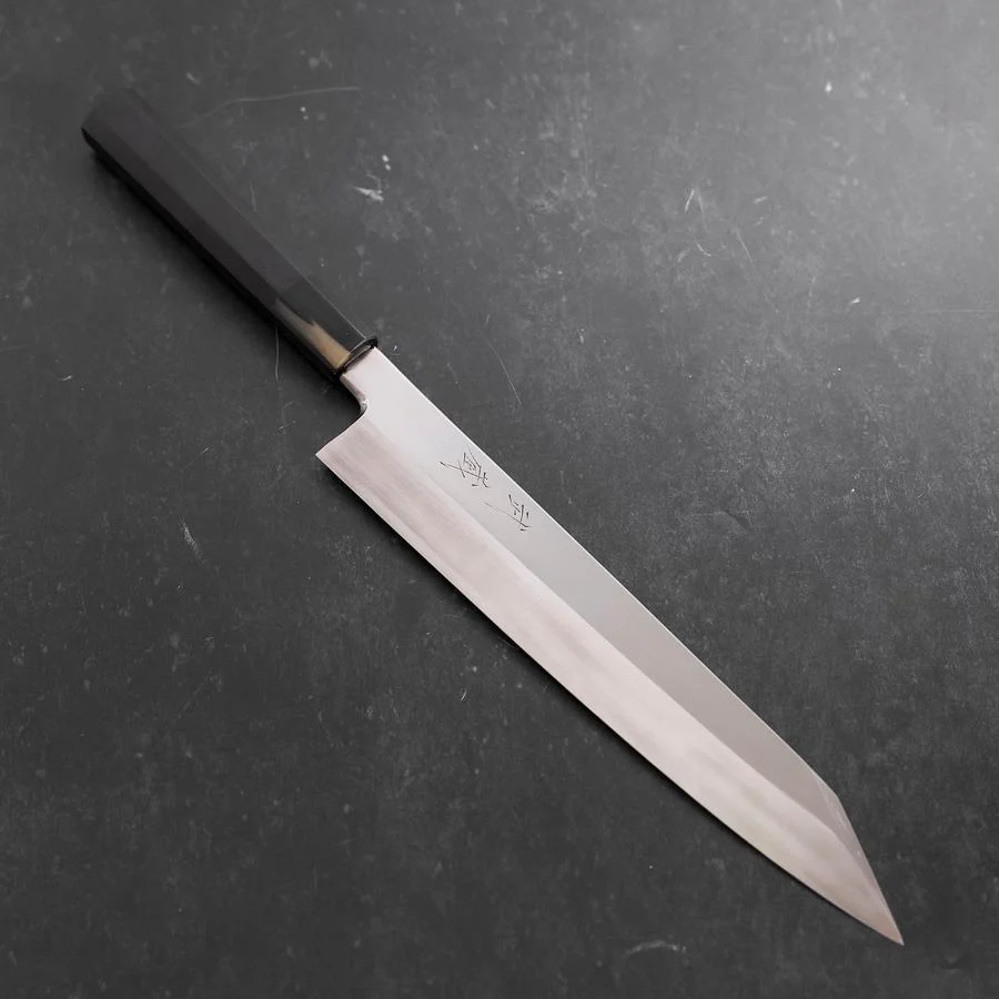 Kiritsuke Gyuto VG-10 Kagami Büffelhorn und Ebenholz Griff 270mm