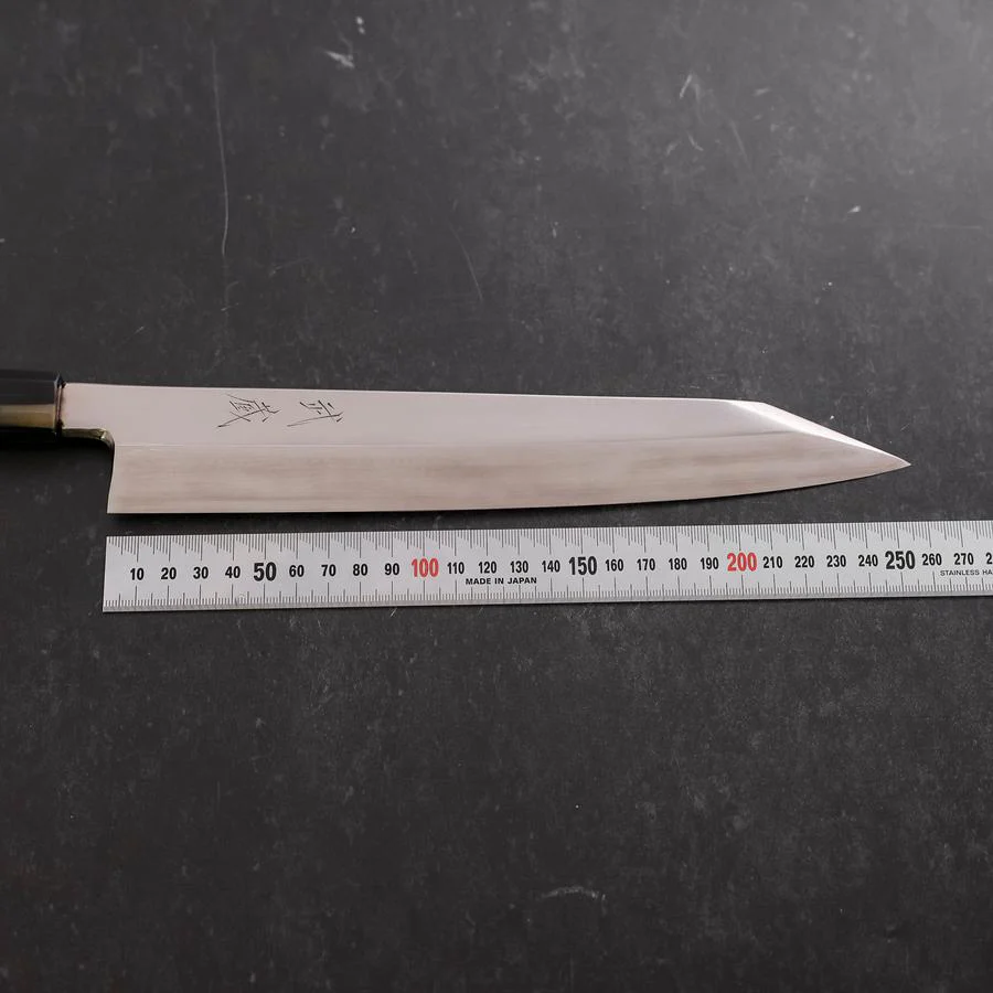 Kiritsuke Gyuto VG-10 Kagami Büffelhorn und Ebenholz Griff 270mm - Image 7