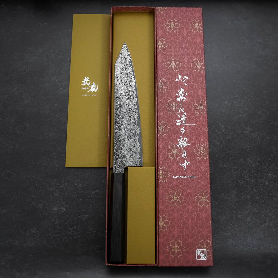 Kiritsuke SG-2 Schwarzer Nickel Damast Ebenholz Griff 210mm - Image 8