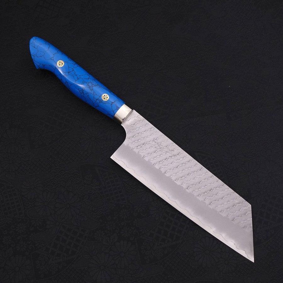 Kiritsuke Nakiri SG-2 Tsuchime Blauer Türkis Griff 170mm