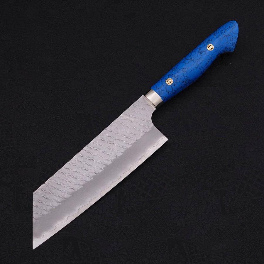 Kiritsuke Nakiri SG-2 Tsuchime Blauer Türkis Griff 170mm - Image 2