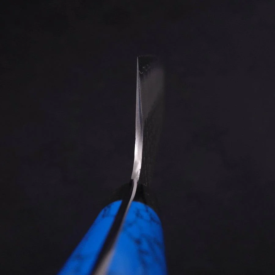 Kiritsuke Nakiri SG-2 Tsuchime Blauer Türkis Griff 170mm - Image 4