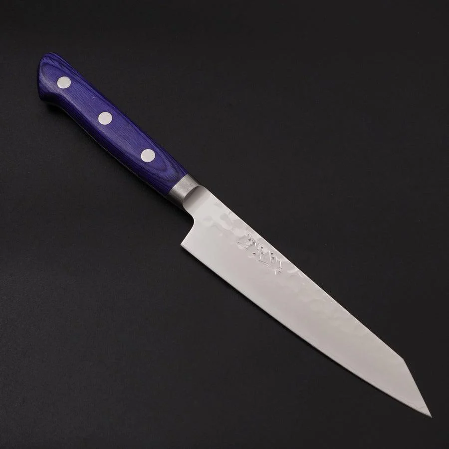 Kiritsuke Petty AUS-10 Tsuchime Blauer Westlicher Griff 145mm