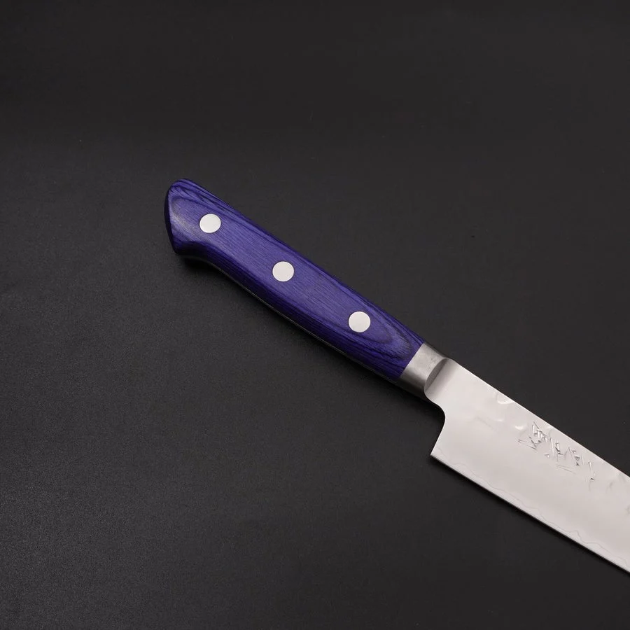 Kiritsuke Petty AUS-10 Tsuchime Blauer Westlicher Griff 145mm - Image 6