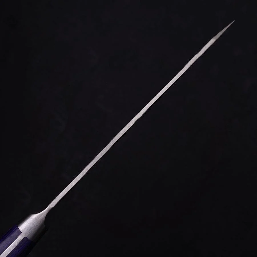 Kiritsuke Petty Edelstahlummantelung Blue Steel #2 Nashiji Westlicher Griff 135mm - Image 5