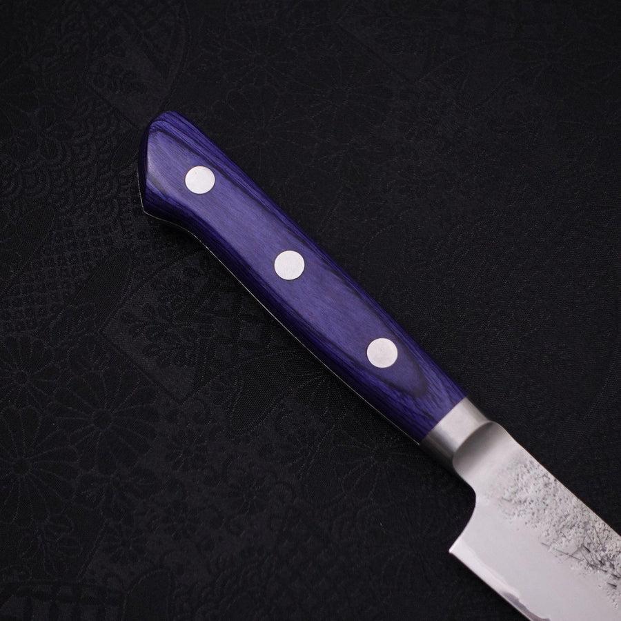 Kiritsuke Petty Edelstahlummantelung Blue Steel #2 Nashiji Westlicher Griff 135mm - Image 6
