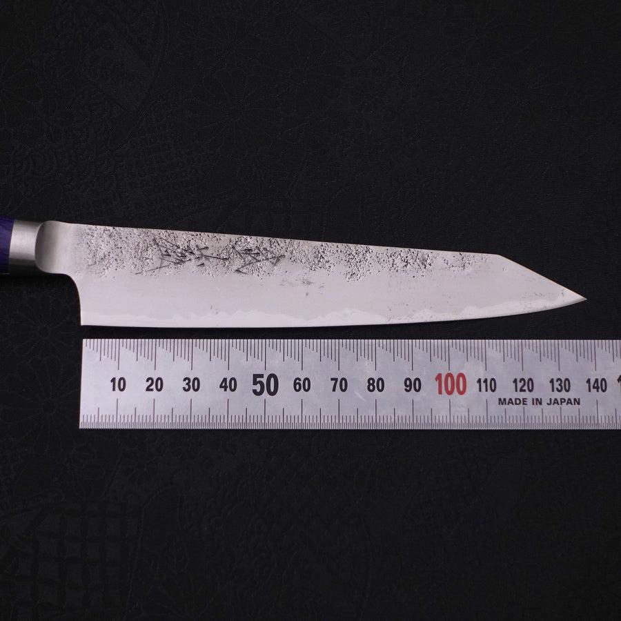Kiritsuke Petty Edelstahlummantelung Blue Steel #2 Nashiji Westlicher Griff 135mm - Image 7