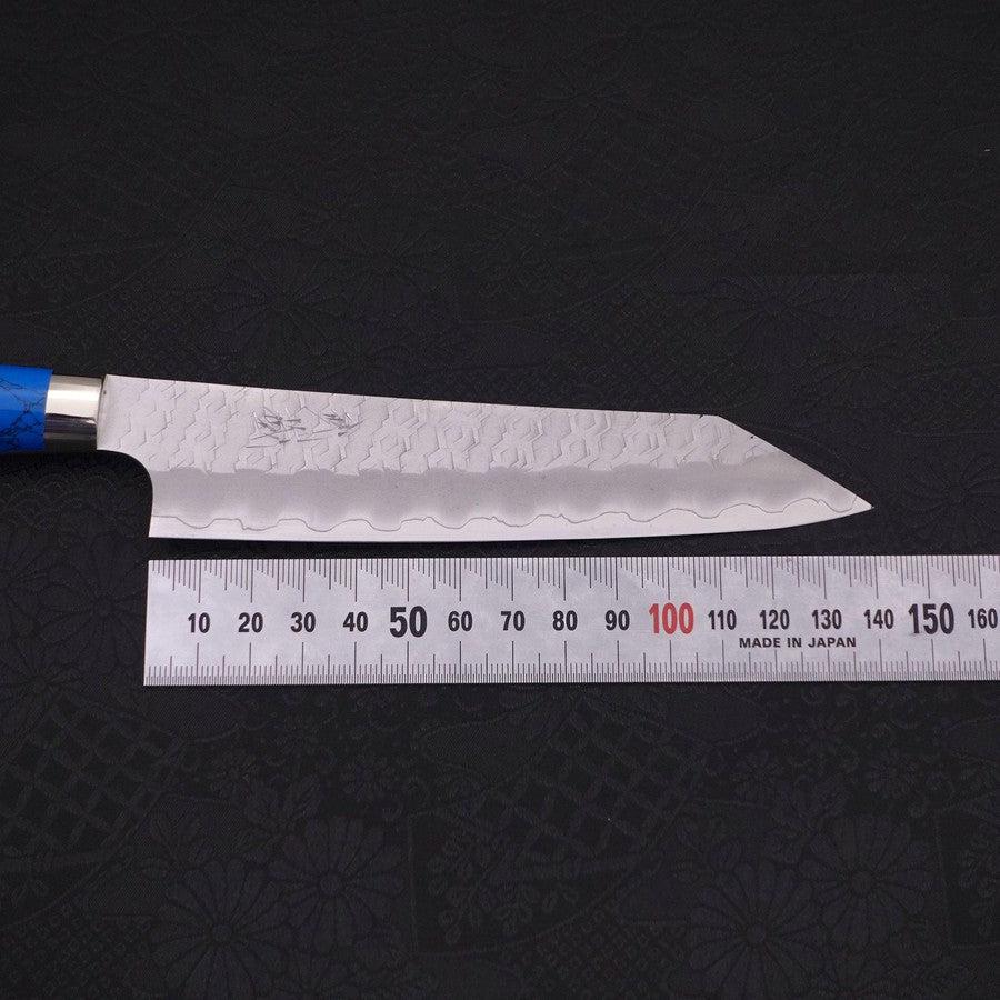 Kiritsuke Petty SG-2 Tsuchime Blauer Türkis Griff 150mm - Image 7