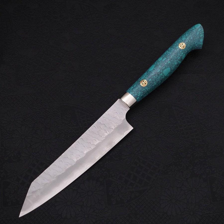 Kiritsuke Petty SG-2 Tsuchime Grüner Türkis Griff 150mm - Image 2