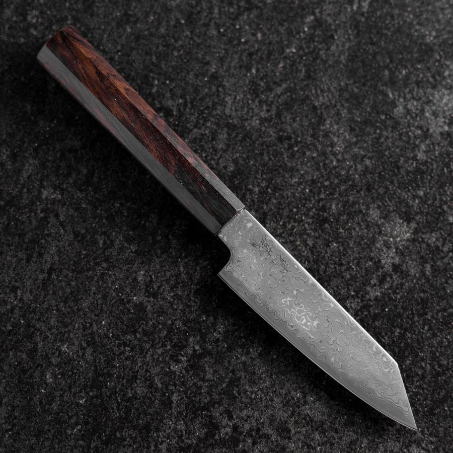 Kiritsuke Petty SLD Schwarzer Damast Ebenholz Griff 110mm