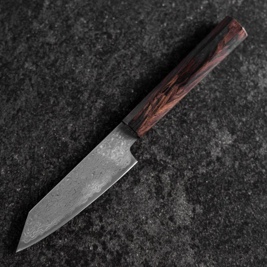Kiritsuke Petty SLD Schwarzer Damast Ebenholz Griff 110mm - Image 2