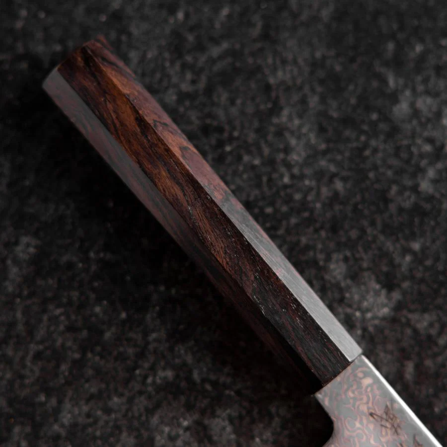 Kiritsuke Petty SLD Schwarzer Damast Ebenholz Griff 110mm - Image 6