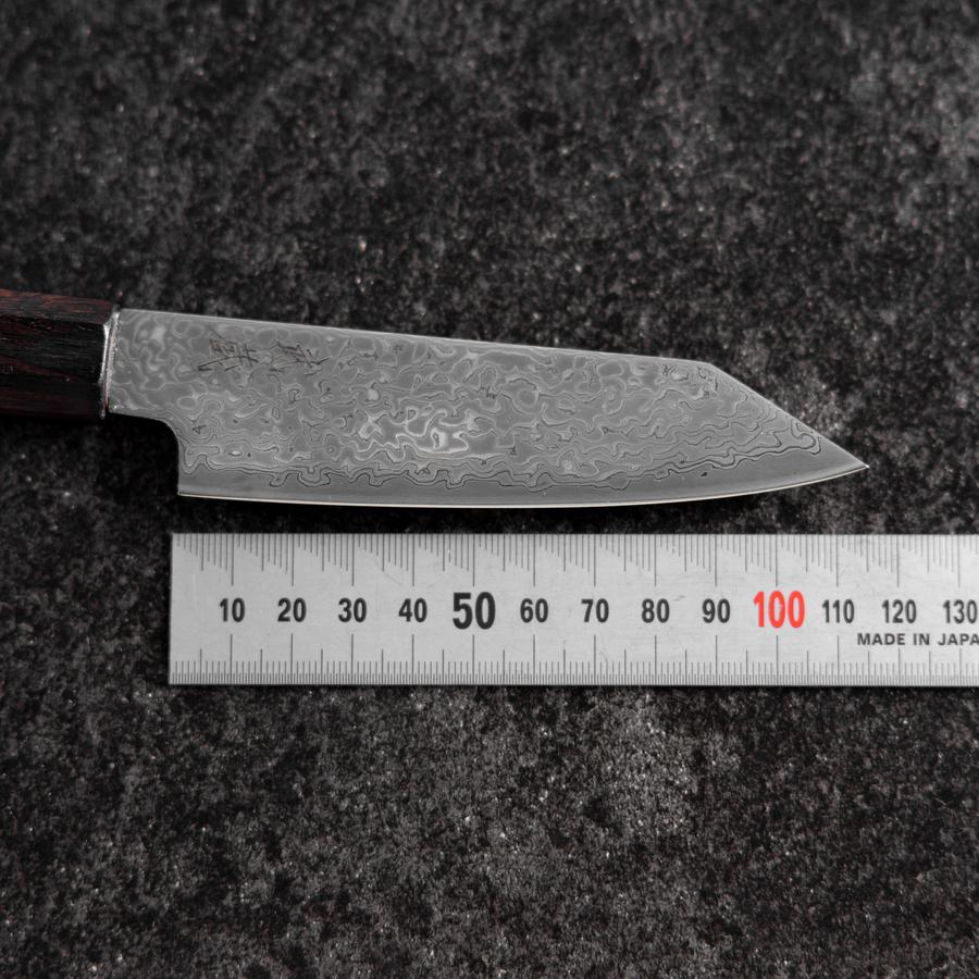 Kiritsuke Petty SLD Schwarzer Damast Ebenholz Griff 110mm - Image 7