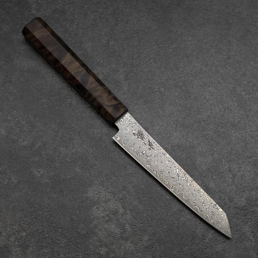 Kiritsuke Petty VG-10 Damast Brauner Birkenholz Griff 135mm