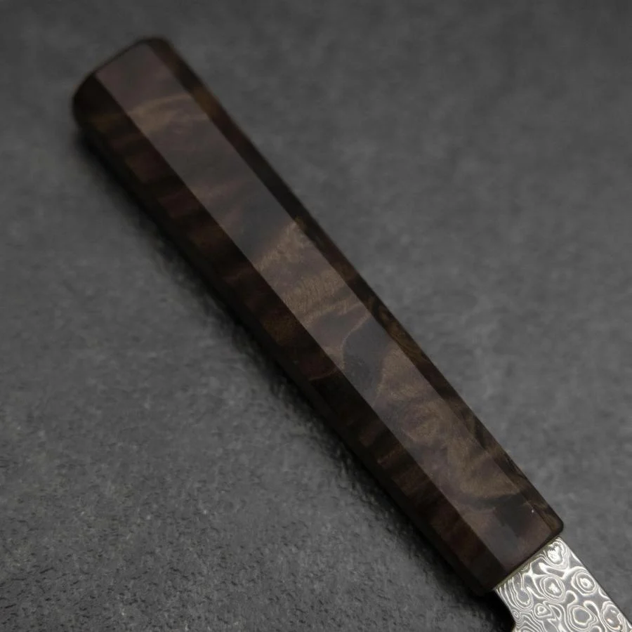 Kiritsuke Petty VG-10 Damast Brauner Birkenholz Griff 135mm - Image 6