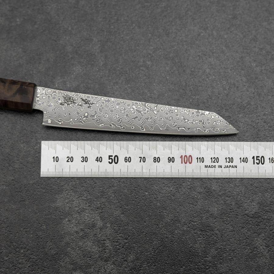 Kiritsuke Petty VG-10 Damast Brauner Birkenholz Griff 135mm - Image 7