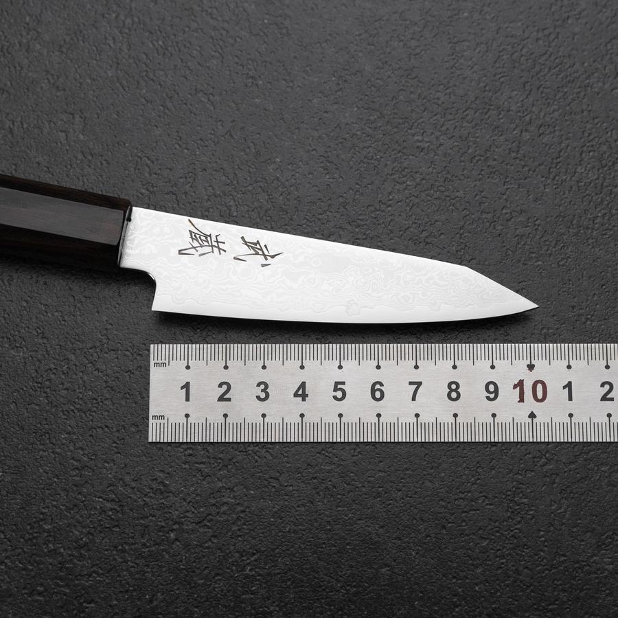 Kiritsuke Petty VG-10 Damast Ebenholz Griff 100mm - Image 7