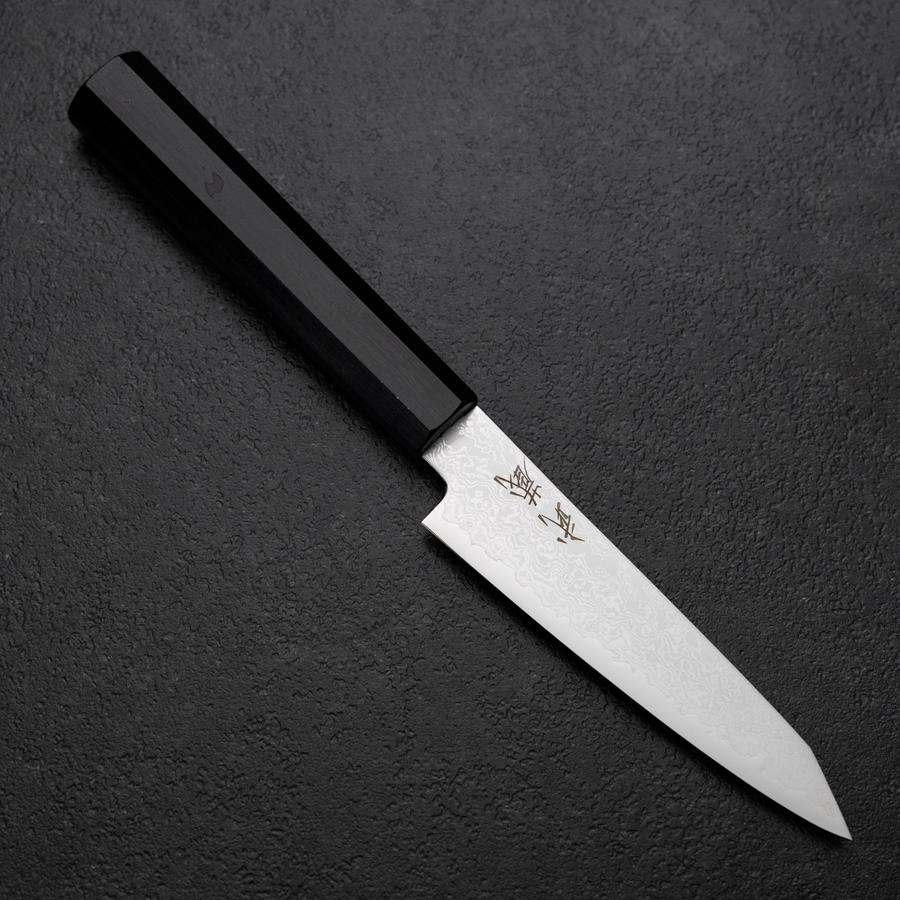 Kiritsuke Petty VG-10 Damast Ebenholz Griff 110mm